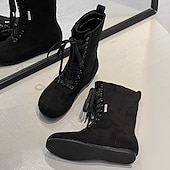 economico Stivaletti alla caviglia-stivali alti da uomo in pelle scamosciata gialla: un trend setter urbano, un comodo design con lacci per un uso casual o quotidiano