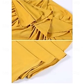 cheap Standard  Ballroom-Women's Long Sleeve Modern Dance Dress Practice Dress Ballroom Dance Costume
