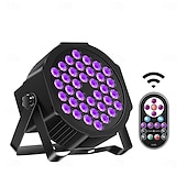 ieftine Proiectoare-36led telecomandă uv para lumină vopsire lumină violet efect lumină scenă lumină ktv bară