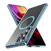 Χαμηλού Κόστους Samsung Θήκη-τηλέφωνο tok Για Samsung Galaxy S25 Ultra Plus S24 Ultra Plus S23 Ultra Plus Α56 A16 Πίσω Κάλυμμα Θήκη μαγνητικής προσρόφησης Ημιδιαφανές Μαγνητική Ανθεκτική σε πτώσεις TPU PC