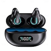 abordables Auriculares TWS-Q71 TWS True auriculares inalámbricos En el oido Auriculares de Gancho Bluetooth5.0 Deportes Impermeable Estéreo para Apple Samsung Huawei Xiaomi MI Entrenamiento de gimnasio Esquí Camping