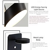 cheap Indoor Wall Lights-USB Mobile Charging Wall Light, Bedroom Bedside Lamp, Simple and Creative LED Lamp, LED Nordic Wall Lamp, for Living Room