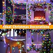 preiswerte Stecker Lichterketten-30m 50m 100M Lichterketten 300  500  1000 LEDs 2835 SMD 1 13 Fernbedienung 1 Set Warmweiß RGB Weiß Kupferdraht-Leuchten Weihnachtsbeleuchtung Party Urlaub Hochzeit 220-240 V