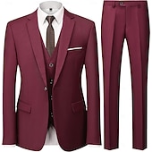 levne Kostýmy pro páry a skupiny-Retro Řvoucí 20s 20. léta 20. století Bubenové šaty Obleky a blejzry Kostýmy pro páry Velký Gatsby Gentleman Pevná barva Maškarní kostým Pánské Dámské předvečer Všech svatých Karneval Plesov