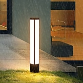 Недорогие Световой путь-Уличное освещение газона, современные водонепроницаемые светодиодные светильники для дорожек, сада, виллы, наружные светильники для двора, наружные напольные светильники для ландшафтных работ, террас,