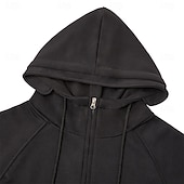 economico Felpa Tattica-Per uomo Felpa con cappuccio Felpa con cappuccio e cerniera a un quarto Felpa con cappuccio tattica Compatto Rosso bordeaux Nero Vino Verde militare Blu marino Con cappuccio Liscio Compatto Sportivo