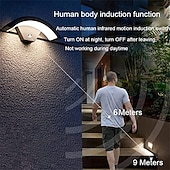 Недорогие наружные настенные светильники-светодиодный уличный настенный светильник 24 Вт с датчиком движения ip65, водонепроницаемый, управление освещением, подходит для ванной комнаты, гаража, забора, палубы, двора, ac85-265v