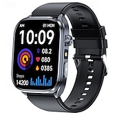 baratos Smartwatch-iMosi ET572 Relógio inteligente 2 polegada Relógio inteligente Bluetooth ECG + PPG Monitoramento de temperatura Podômetro Compatível com Android iOS Feminino Masculino Suspensão Longa Chamadas com