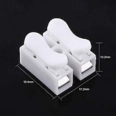 levne Háčky a armatury-Rychlospojka pro kabel s LED diodami, rychlý konektor, 2cestný, s nehořlavou spojkou, 55 ks, odolná sada pro připojení domácí elektroinstalace, pro domácí vylepšení