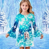 ragazze' 3D Cartoni animati Abito Vestito con Volant Manica Lunga Estate Primavera Vacanza Quotidiano Ferie Bello Dolce Bambini 4-12 Anni Vestito Casual Lunghezza al ginocchio Vestibilità regolare economico Comò in cartone animato 3D-ragazze' 3D Cartoni animati Abito Vestito con Volant Manica Lunga Estate Primavera Vacanza Quotidiano Ferie Bello Dolce Bambini 4-12 Anni Vestito Casual Lunghezza al ginocchio Vestibilità regolare