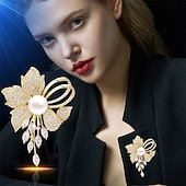 halpa Rintaneulat ja -korut-Rintaneulat Perinteinen Retro Geometrinen Kukka Tyylikäs Muoti Yksilöllinen Yksinkertainen Rintaneula Korut Kulta Käyttötarkoitus Häät Juhla Lahja Kihlaus Tanssiaiset Festivaali