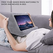 お買い得  パソコンスタンド-多機能枕型タブレット電話スタンド、iPad、ノートパソコン、携帯電話用フレキシブル携帯電話ホルダー、ベッド用タブレットマウントブラケットブック用