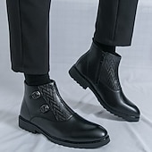 levne Dámské boty-Pánské hnědé kotníkové boty s dvojitou přezkou a texturovanými detaily, ideální pro ležérní a poloformální outfity, stylové a pohodlné pro každodenní nošení