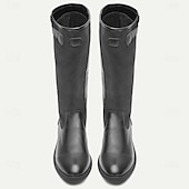 economico Stivali da equitazione-Per uomo Stivali Stivali Chukka Retrò Camminata Vintage Casual Britannico All'aperto Pelle PU Confortevole Antiscivolo Caldo Stivali alti Mocassino Nero / Rosso Marrone scuro Nero Autunno Inverno