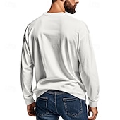Χαμηλού Κόστους Casual Tee Henley-Ανδρικά Πουκάμισο Henley Κοντομάνικα Henley Top Μακρυμάνικο Συμπαγές Χρώμα Σκέτο Μοντέρνα Υψηλής Ποιότητας Καθημερινό Τσέπη Κουμπιά Χένλι ΕΞΩΤΕΡΙΚΟΥ ΧΩΡΟΥ Causal Καθημερινά