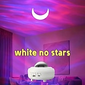 お買い得  プロジェクターライト-UFO宇宙船投影星空ランプBluetoothスピーカーRGB LEDオーロラムーンランプ寝室装飾空飛ぶ円盤投影ランプ
