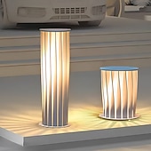 abordables Éclairage d'allée-Lanterne métallique torsadée à LED, imperméable, blanche, moderne, éclairage de pelouse