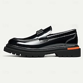 Недорогие Кожаные лоферы премиум-класса-Мужские коричневые пенни-лоферы из натуральной кожи – элегантные туфли без застежек для офиса, свадеб и официальных мероприятий