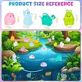 Χαμηλού Κόστους Γλυπτά-μίνι ζώα ρητίνης που φωσφορίζουν στο σκοτάδι, τσάντα μυστηρίου 50/100/200 τεμαχίων με μικροσκοπικές πάπιες, κουνέλια, γάτες, χελώνες και άλλα, χειροτεχνίες DIY, κήπος με νεράιδες, διακόσμηση σπιτιού,