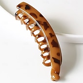 billige Gaver-6-pakning store bananhårspenner sklisikker hestehaleholder for kvinner og jenter i koreansk stil, tykk halvmåneformet hårspenne for hverdagsbruk