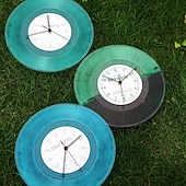 baratos Decoração de Parede-enfeites de sala de relógio 12*12 polegadas