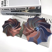 Недорогие Подарки-Расширьте сенсорную игрушку-звездочку для снятия стресса в форме шестиугольной звезды с ручкой, напечатанную на 3D-принтере, спиралевидный дизайн в виде сот для концентрации и снятия беспокойства.