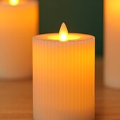 halpa Kynttilän valot-Kynttilä Langaton Tilan vaihtaminen Joulu Yksinkertainen Moderni AAA-paristot viritetty 3kpl