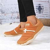 abordables Botas de invierno y nieve-Botas de nieve cálidas de invierno sin cordones para hombre con suela antideslizante, diseño acolchado informal para caminar al aire libre, viajar en climas fríos y uso diario.
