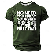 ieftine Tricouri amuzante pentru bărbați-Bărbați Sarcastic Argou amuzant Tricou Manșon scurt Tricou Tipărire 3D Stil Nautic Cămașă Modă Zilnic Stradă Zilnic Negru Alb Roșu-aprins Vară Primăvară Îmbrăcăminte S M L XL XXL XXXL