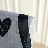 כיסוי לכיסא אוכל נמתח, כיסוי מושב קצר נשלף ורחיץ ידידותי לחיות מחמד, מגן כיסא עמיד למלון, חדר אוכל, אירועים, מסיבת חתונה זול כיסוי כיסא אוכל-כיסוי לכיסא אוכל נמתח, כיסוי מושב קצר נשלף ורחיץ ידידותי לחיות מחמד, מגן כיסא עמיד למלון, חדר אוכל, אירועים, מסיבת חתונה