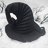 halpa Hatut-Naisten Hattu Juhlahattu Cosplay Hengittävä Halloween Puhdas väri