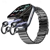 cheap Smartwatch-TWSD12 Smart Watch 2.01 inch Smartwatch Fitness Running Watch Bluetooth Temperature Monitoring Activity Tracker Sedentary Reminder Compatible with Android iOS Women Men Long Standby Hands-Free Calls