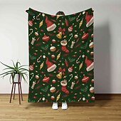 economico Biancheria da Letto di Natale-Coperte e plaid coperte in flanella per bambini morbide e cartoon.