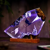 זול אורות דקורטיביים-0.3 מ ' ערכות תאורה 1 נוריות לבן קר אורות צמחים מלאכותיים יצירתי 5 V