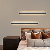 abordables Apliques de pared para interior-Luz de pared LED, estante blanco cálido, accesorio de iluminación para montaje en pared, estantes de exhibición interiores rectangulares, luces de pared, acrílico esmerilado elegante, antioxidante,