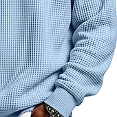 Herre Vaffel poloskjorter Golf skjorte Sport & Utendørs Avslappet Knaphul Langermet Gatemote Kul عادي Klassisk Stil Med Tekstur Høst Vår & Vinter Normal Aprikos Hvit Lysegrønn Militærgrønn Rød Navyblå billige Klassisk poloskjorte for menn-Herre Vaffel poloskjorter Golf skjorte Sport & Utendørs Avslappet Knaphul Langermet Gatemote Kul عادي Klassisk Stil Med Tekstur Høst Vår & Vinter Normal Aprikos Hvit Lysegrønn Militærgrønn Rød Navyblå