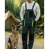  Men's Outdoor Bibs Fishing Bibs Summer Spring Outdoor Regular Fit Waterproof Windproof Bottoms Pocket Black Green Camping / Hiking Running S M L XL XXL