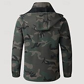 economico Fleece &amp; Giacche 3 in 1-Per uomo Giacca da escursionismo Giacca in Pile Giacca imbottita Set termico Inverno All&#039;aperto Mimetico Calore Termico Impermeabile Top Verde