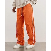 Χαμηλού Κόστους casual παντελόνι-Ανδρικά Παντελόνια Τεχνολογικά παντελόνια Casual παντελόνι Κορδόνι Τσέπη Ελαστική μέση Stea Άνεση Υπαίθρια Αθλήματα Καθημερινά Μοντέρνα Καθημερινό Μαύρο Βαθυγάλαζο Μικροελαστικό