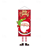 2025 nieuw wandtapijt voor slaapkamerdecoratie, deurdecoratie, etalage van hotel en winkelcentrum, festivaldecoratie, stoffen ornament voordelige kerst tapijt opknoping-2025 nieuw wandtapijt voor slaapkamerdecoratie, deurdecoratie, etalage van hotel en winkelcentrum, festivaldecoratie, stoffen ornament