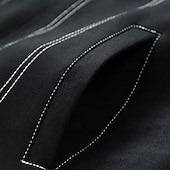 baratos Jaquetas de Suede Sintético-Homens Jaqueta de camurça sintética Férias Diário Respirável Bolsos Primavera Outono Tecido Moda Clássico Lapela Padrão Preto Marron Verde Tropa Casaco