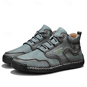 abordables Bottes-Chaussures de travail décontractées kaki pour hommes, baskets d&#039;extérieur à lacets durables avec semelle antidérapante pour la randonnée, le camping, la conduite et les activités quotidiennes