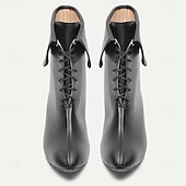 economico Stivaletti alla caviglia-stivali da uomo medievali rinascimentali con lacci, calzature classiche in stile costume retrò per cosplay, spettacoli teatrali, festival e rievocazioni storiche