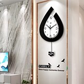 Χαμηλού Κόστους Διακόσμηση τοίχου-μεγάλο ρολόι τοίχου με σταγόνα νερού, μοντέρνο ρολόι τοίχου για σαλόνι, κατάλληλο για διακόσμηση σπιτιού, υπνοδωματίου, κουζίνας και γραφείου