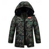 preiswerte Fleece &amp; 3 in 1 Jacken-Herren Wanderjacke Fleecejacke Daunenjacke Thermo-Set Winter Draussen Tarnung Thermowarm Oberteil Armeegrün Grün Khaki