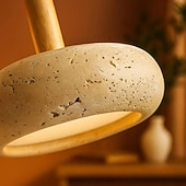 billiga Belysning för köksön-led taklampa 15 cm 1-ljus 3-ljus 3 ljus färg pendel lanterndesign taklampa trä geometrisk vintage vardagsrum sovrum matsal 110-240v