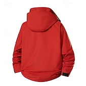 preiswerte aktive Jacke-Damen Freizeitjacke Wasserdichte Regenjacken Regenmäntel 3-in-1-wasserdichte Daunenjacke Wasserdicht Bequem Reißverschluss Tasche Lässig Einfach Urlaub Straße Alltagskleidung Ausgehen Reisverschluss