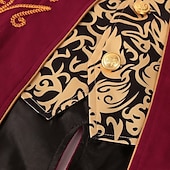 preiswerte Oberbekleidung-Punk  Gothic Mittelalterlicher Steampunk-Mantel Frack Vampir Adliger Festkleidung Männer Ebenezer Scrooge Elf Königliche Steampunk Halloween Karneval Vorstellung LARP Ren Faire Erwachsenenmantel