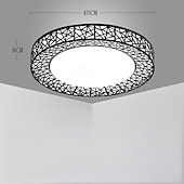 cheap Lantern Design-Modern Round LED Ceiling Light, Creative Metal Acrylic Design Lighting Dimmable with Remote Control Minimalist Ceiling Lamp Living Room Lamp Hallway, Bedroom