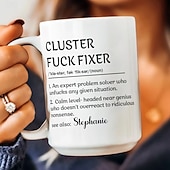 baratos Presentes Personalizados-Branco Cerâmica Série de mensagens Canecas e copos